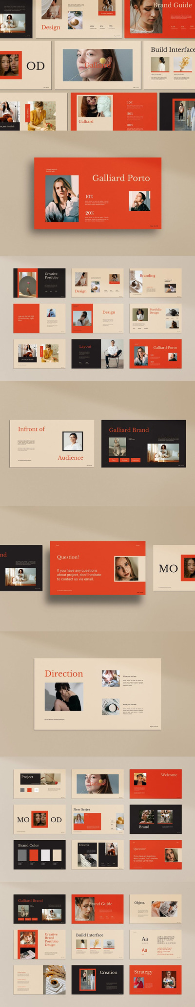 女性品牌PowerPoint演示模板 (PPT,PPTX)