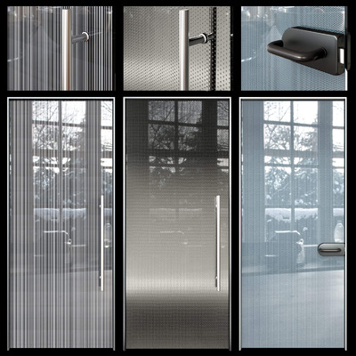 3款Madras玻璃门3D模型（MAX）