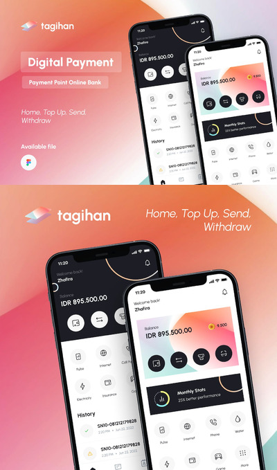 手机支付应用APP UI KIT (FIG)