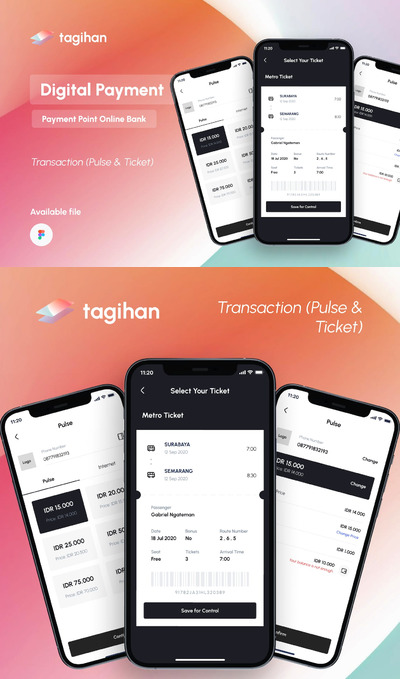 应用程序交易（脉冲和票据）APP UI KIT (FIG)