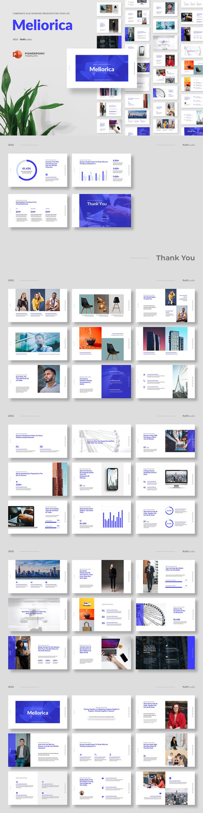 🔴清新简约高端时尚多用途的商业商务powerpoint幻灯片演示模板（pptx）