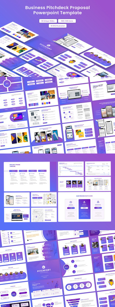 业务提案演示ppt模板 (PPTX)