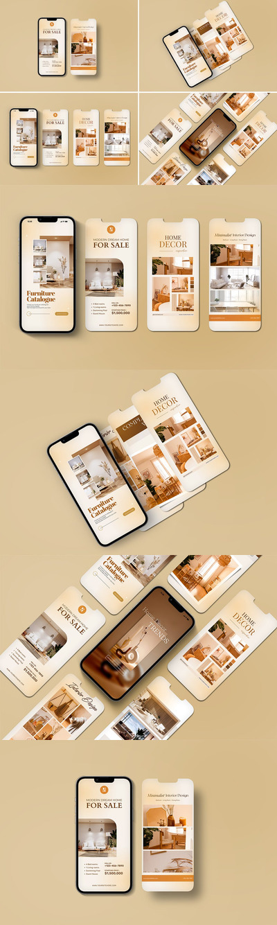 🔴高品质的多种APP UI样机展示模型mockups