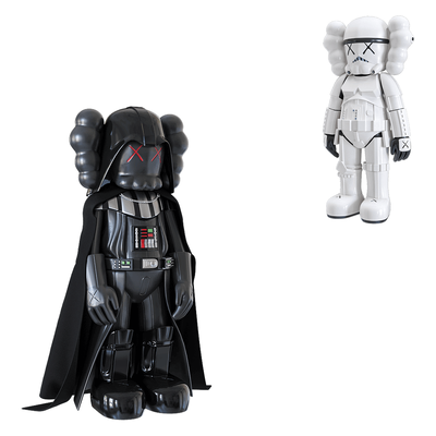 KAWS Darth Vader Stormtrooper公仔 玩偶3D模型（OBJ,FBX,MAX）