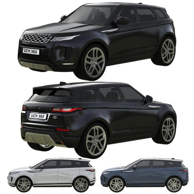 路虎揽胜Range Rover Land Rover Evoque SUV汽车3D模型（OBJ,FBX,MAX）