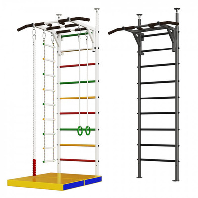 Swedish Wall儿童健身训练器材3D模型（OBJ,MAX）