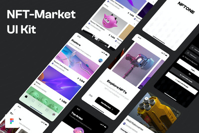 NFT应用APP UI KIT (FIG)