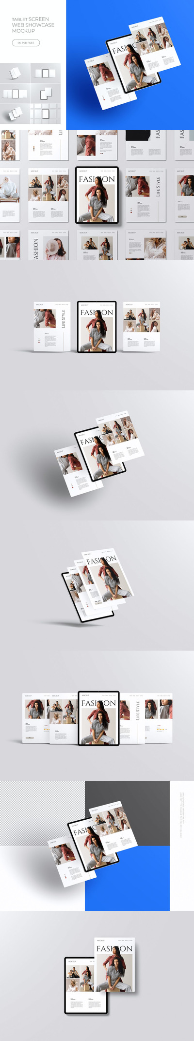 iPad平板电脑屏幕样机 (PSD)