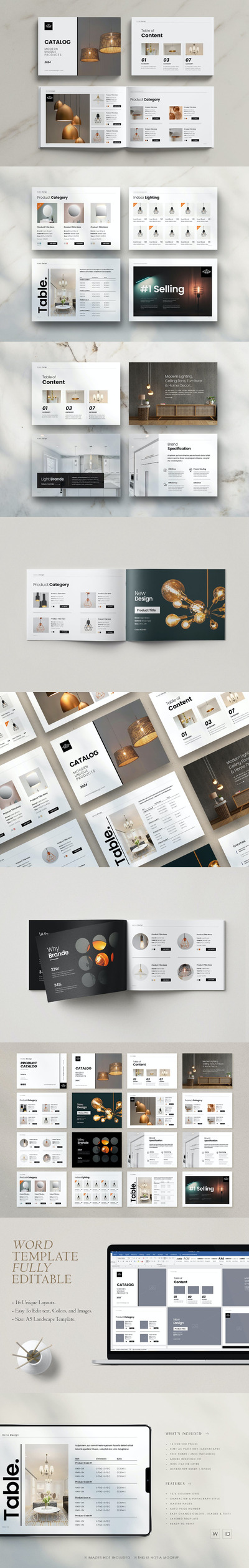 🔴A5尺寸的高品质景观手册目标宣传册画册杂志房地产楼书设计模板