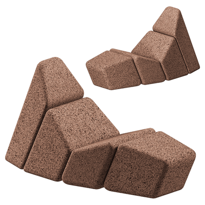 Blackcork Cacao系列手工休闲躺椅3D模型（OBJ,FBX,MAX）