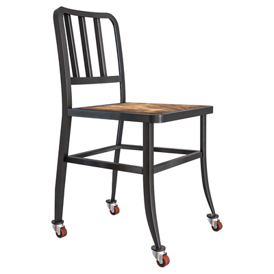 Heerenhuis Manufactuur金属滑椅 带滑轮的金属椅3D模型（OBJ,FBX,MAX）