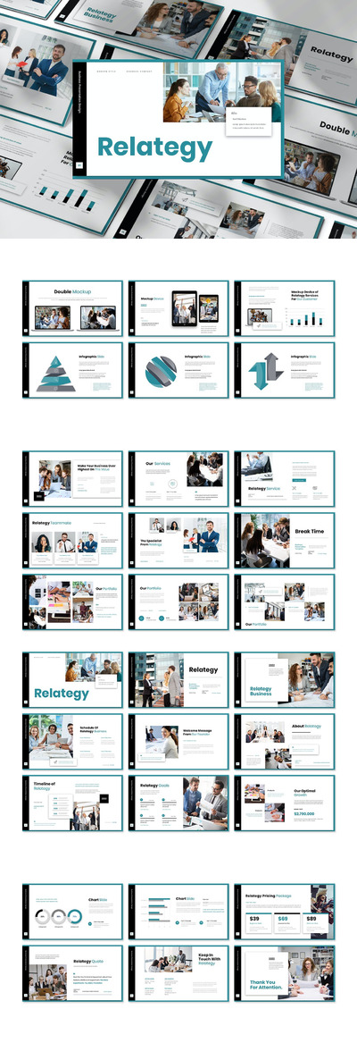 🔴高品质的时尚高端商业商务提案powerpoint幻灯片演示模板（pptx）