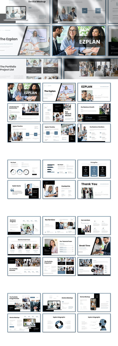 🔴时尚高端专业的高品质商务演示powerpoint幻灯片演示模板（pptx）