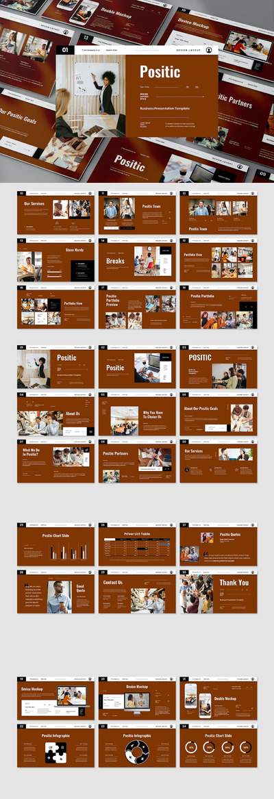 🔴专业高品质成熟配色的商业商务质感powerpoint幻灯片演示模板（pptx）