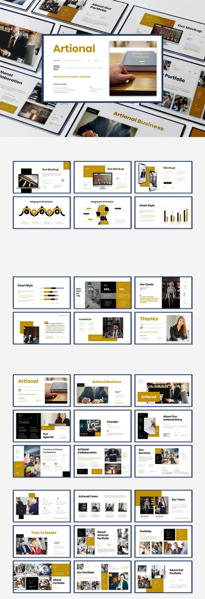 🔴高品质的专业时尚高端商业商务powerpoint幻灯片演示模板（pptx）