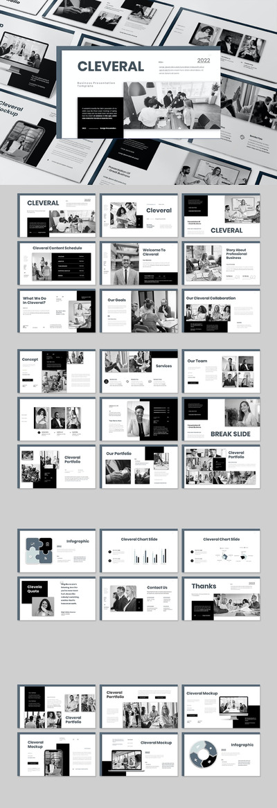 🔴专业的高品质商业商务质感powerpoint幻灯片演示模板（pptx）
