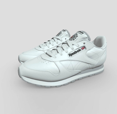 ReeBok经典白鞋3D模型（OBJ）