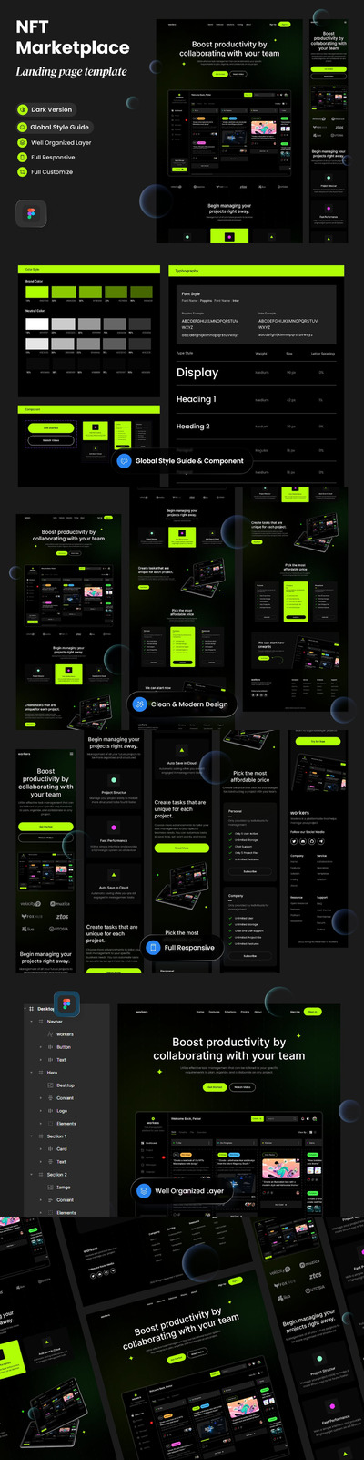 任务管理登录页网页UI模板 (FIG)