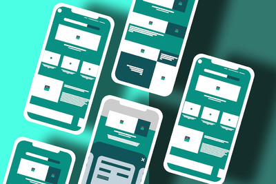 高级移动应用程序App展示屏幕样机 (PSD,JPG)