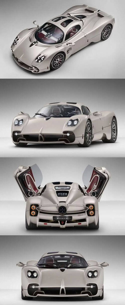 2023帕加尼Pagani Utopia跑车3D模型（OBJ,FBX,MAX）