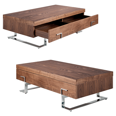 Angel Cerda带抽屉的矮咖啡桌 茶几3D模型（OBJ,FBX,MAX）