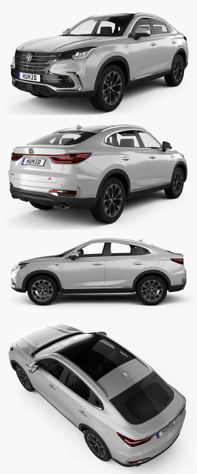 2022长安CS85 Coupe SUV汽车3D模型（OBJ,FBX,MAX,C4D,LWO）