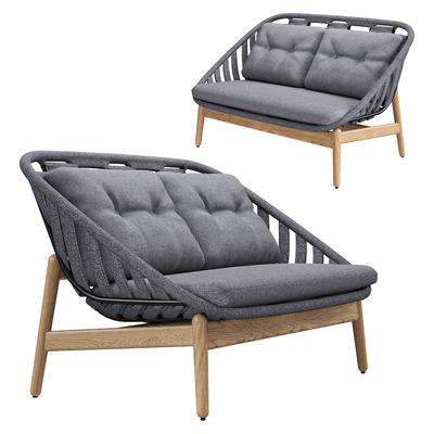 Cane-line Strington双人沙发3D模型（OBJ,FBX,MAX）