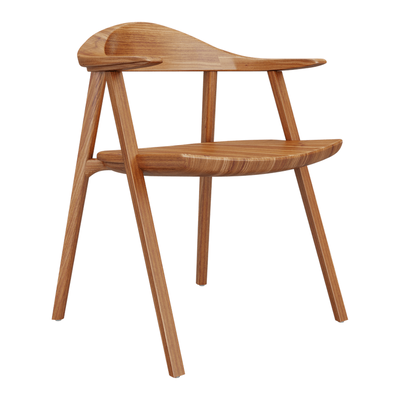 BassamFellows Mantis CB-25木质椅子3D模型（OBJ,FBX,MAX）