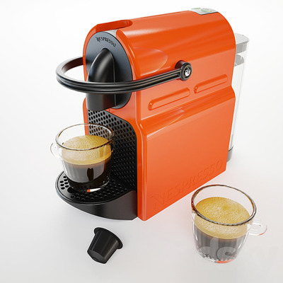Nespresso Krups Inissia咖啡机3D模型（FBX,MAX）