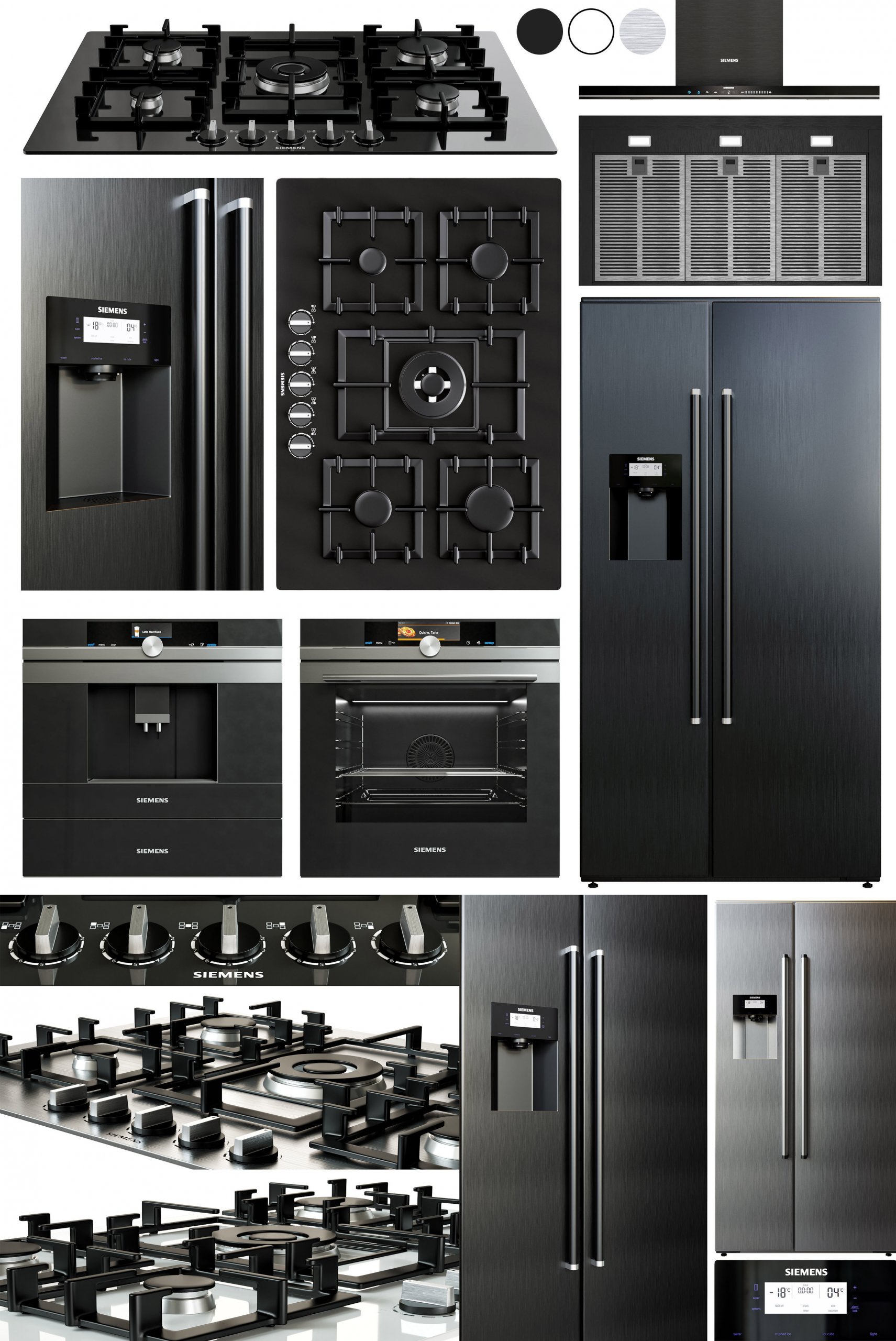 西门子厨房电器系列3D模型（FBX,MAX）