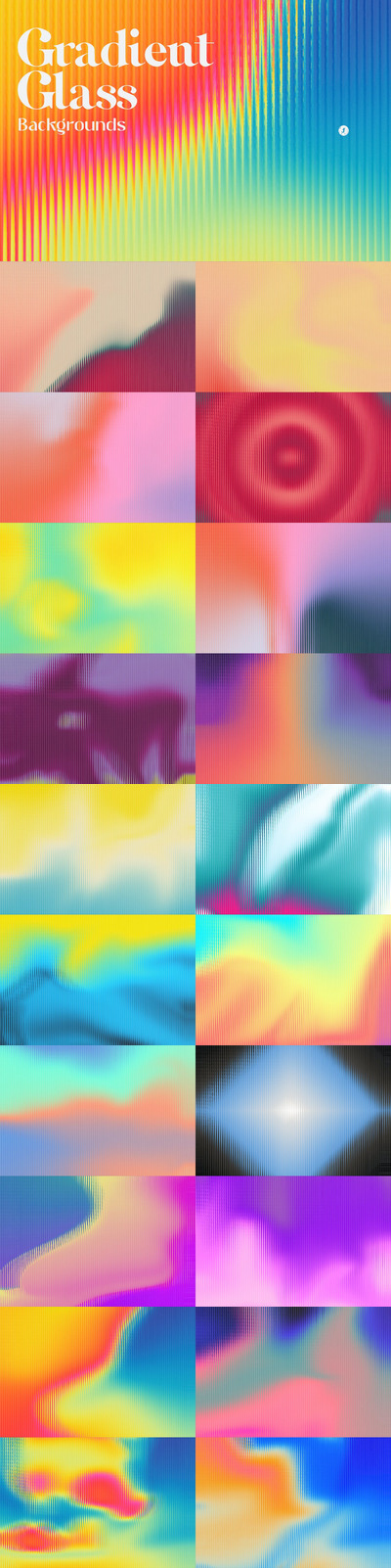 渐变玻璃背景 (JPG)