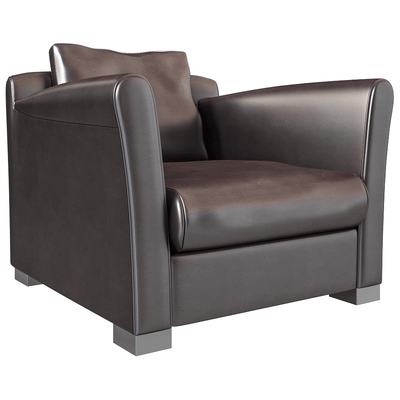 Furman Cooper单人皮革沙发3D模型（OBJ,FBX,MAX）