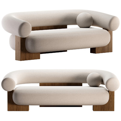 Cassete一体式沙发3D模型（FBX,MAX）