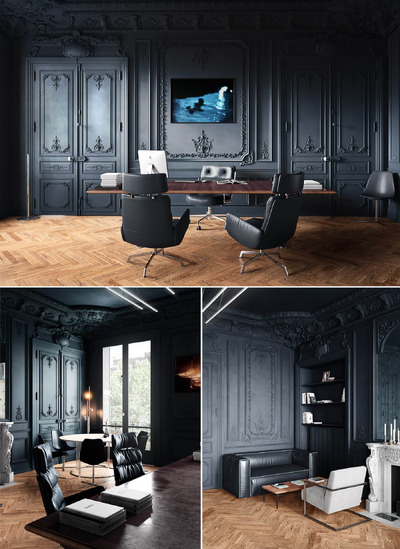 新古典风格室内场景3D模型（MAX）