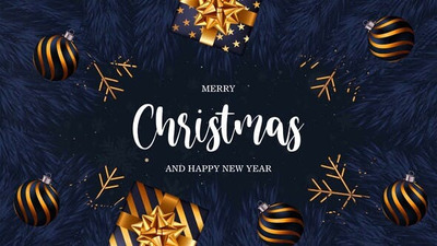 新年圣诞祝福开场视频AE模板 (aep)