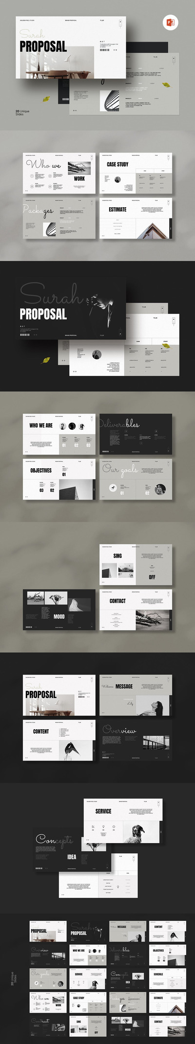 品牌提案ppt模板 (PPTX)