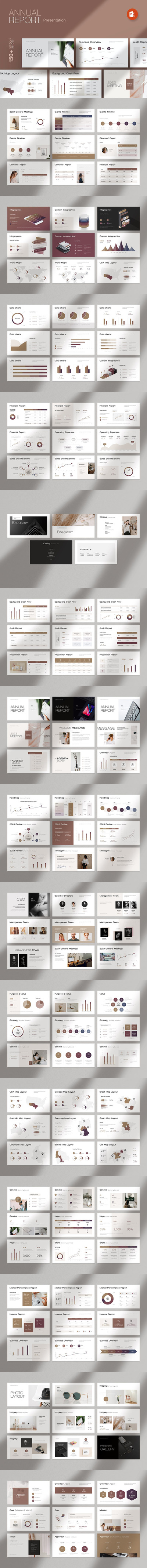 年度总结报告ppt模板 (PPTX)