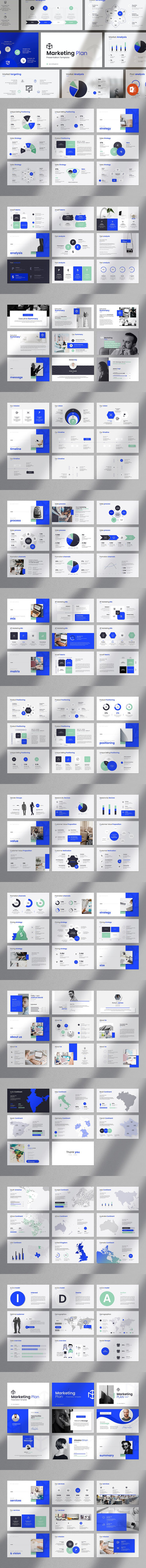 营销计划演示ppt模板 (PPTX)