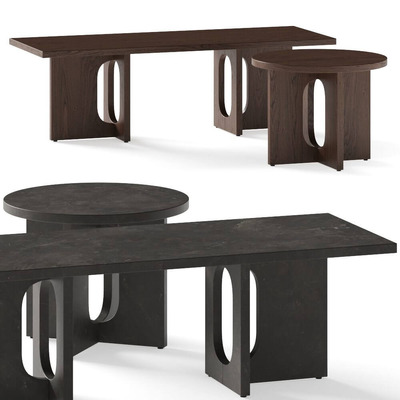 Menu Androgyne咖啡桌 茶几 边桌3D模型（OBJ,FBX,MAX）