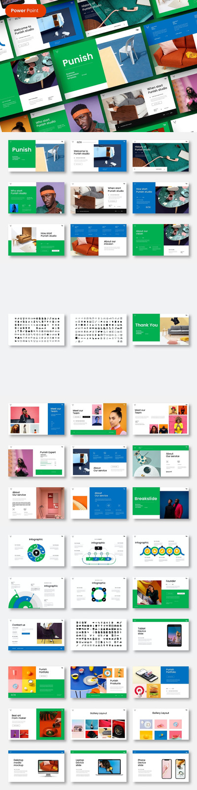 相册/产品展示ppt模板 (PPTX)