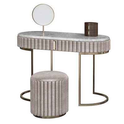 Signorini Coco Daytona Rimmel梳妆台和软垫凳3D模型（OBJ,MAX）