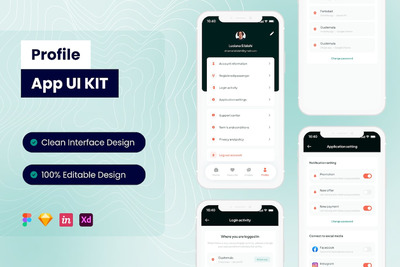 配置移动应用APP UI KIT (FIG,SKETCH,XD)