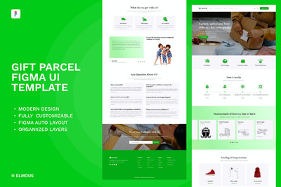 礼品包裹网站模板 (FIG)