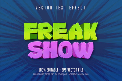 怪异游戏-可编辑文本效果，矢量字体样式 (AI,EPS)