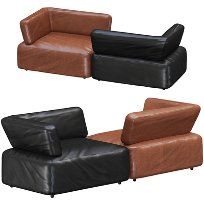 Jess Infinity皮革组合沙发3D模型（OBJ,FBX,MAX）