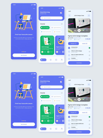 在线课程-移动应用APP UI KIT (FIG)