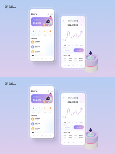 UI加密概念APP UI KIT (FIG)