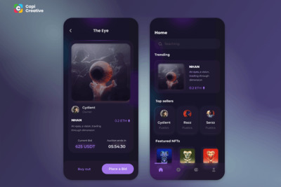 NFT UI概念APP UI KIT (FIG)
