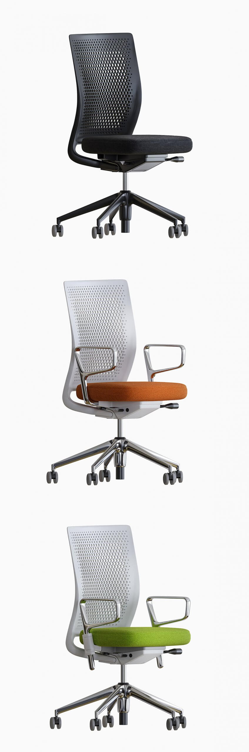 Vitra ID Air办公转椅3D模型（OBJ,MAX）