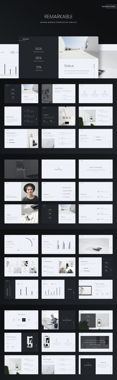 🔴简约清新时尚高端优雅多用途的高逼格大数据powerpoint幻灯片演示模板（pptx）